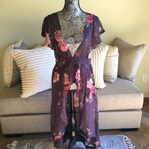 High Low Vest Beach Coverup